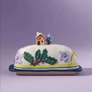 Anthropologie BRAND NEW, Cottage Butter Dish